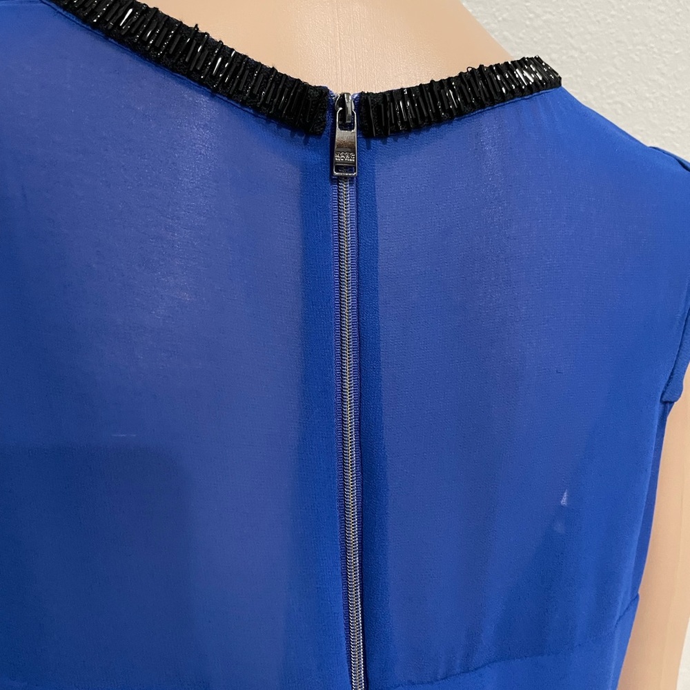 Andrew Marc Womens electric Blue Sheath Dress. NWT - Picture 5 of 8